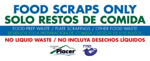 Food Scrap Recycling Sticker